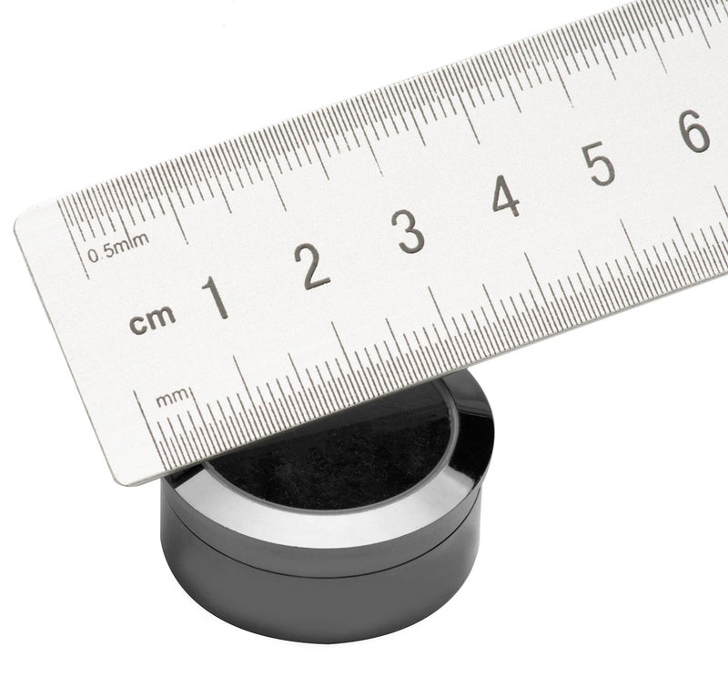 Giftop Mini Diameter 1.3 inch Loose Diamond or Gemstone Display Box Case Holder Show Container Metal (Silver- 1.3x0.5) - Image 5